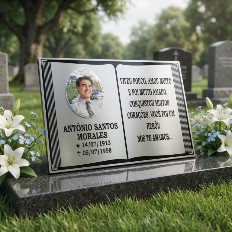 Placa Funerária Personalizada: Como Criar uma Homenagem Única e Duradoura