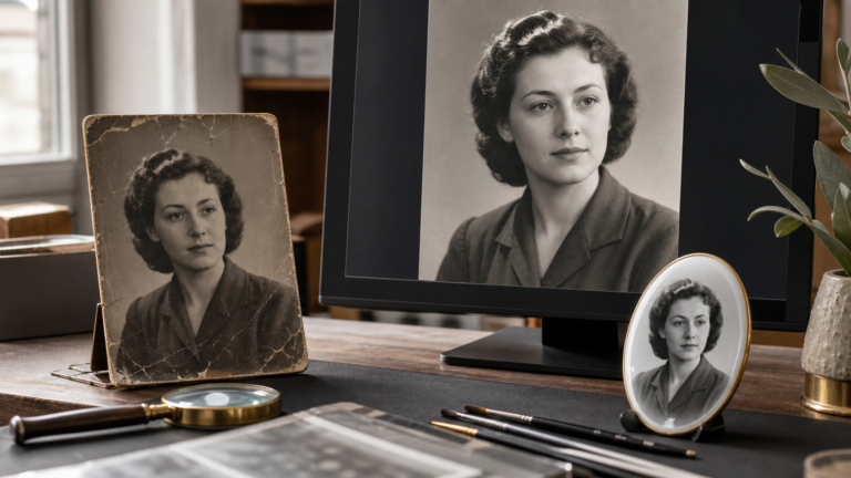 Restauração de foto antiga para porcelana: como preparar