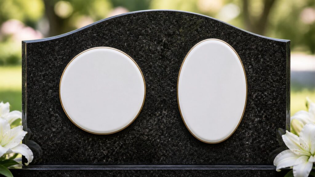 foto de porcelana redonda ou oval