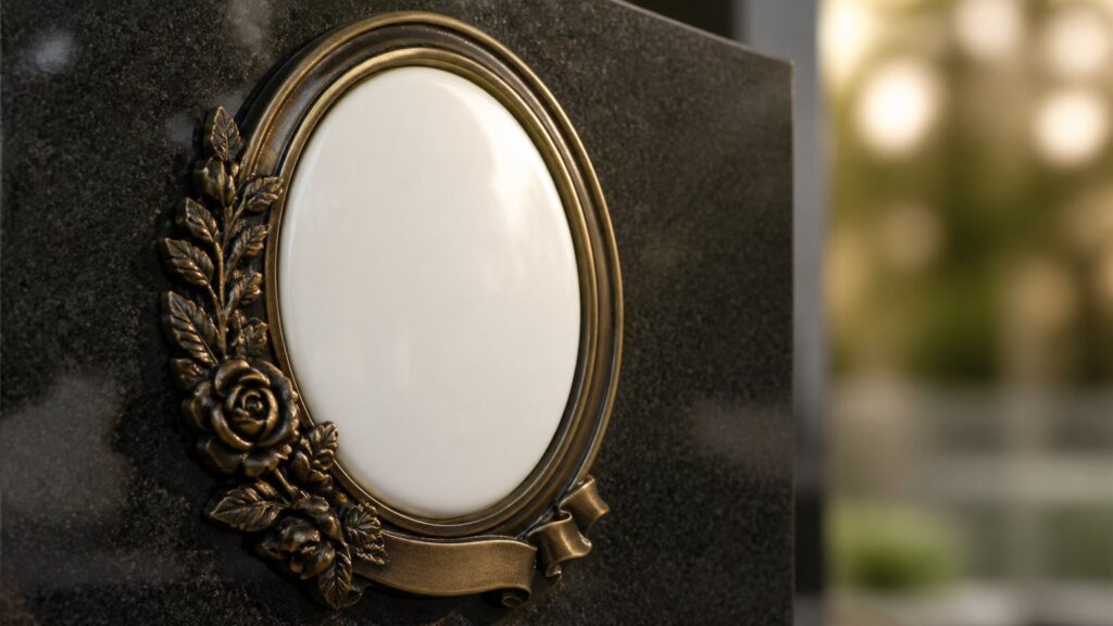 moldura para foto de porcelana