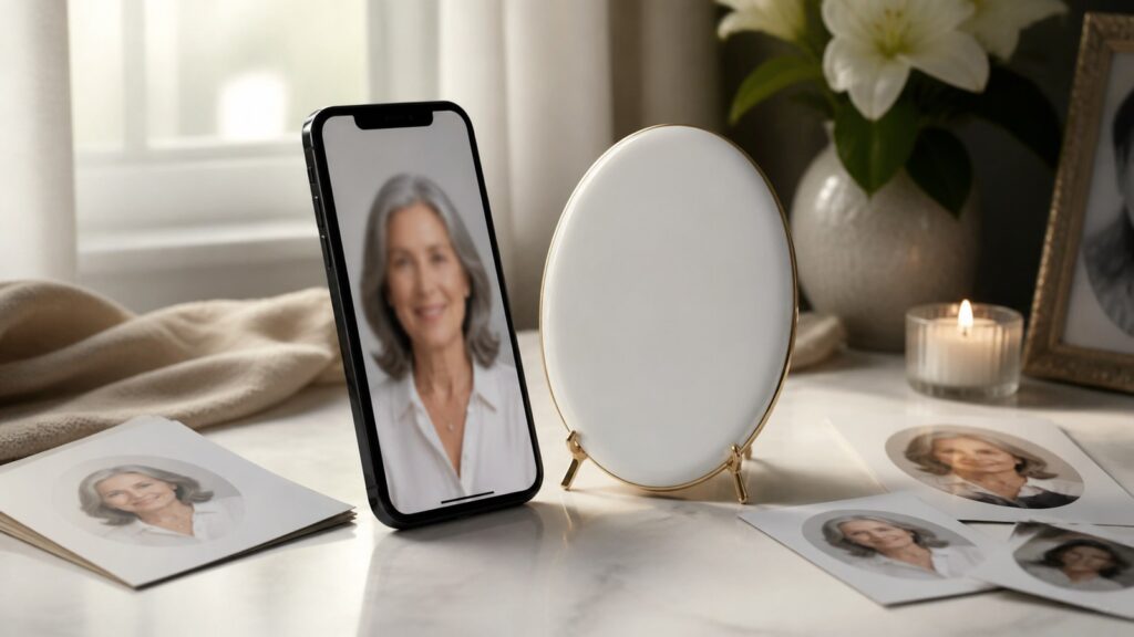 Selfie serve para foto de porcelana? Como avaliar antes de produzir